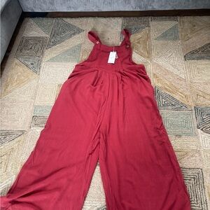 Women's Red Jumpsuit